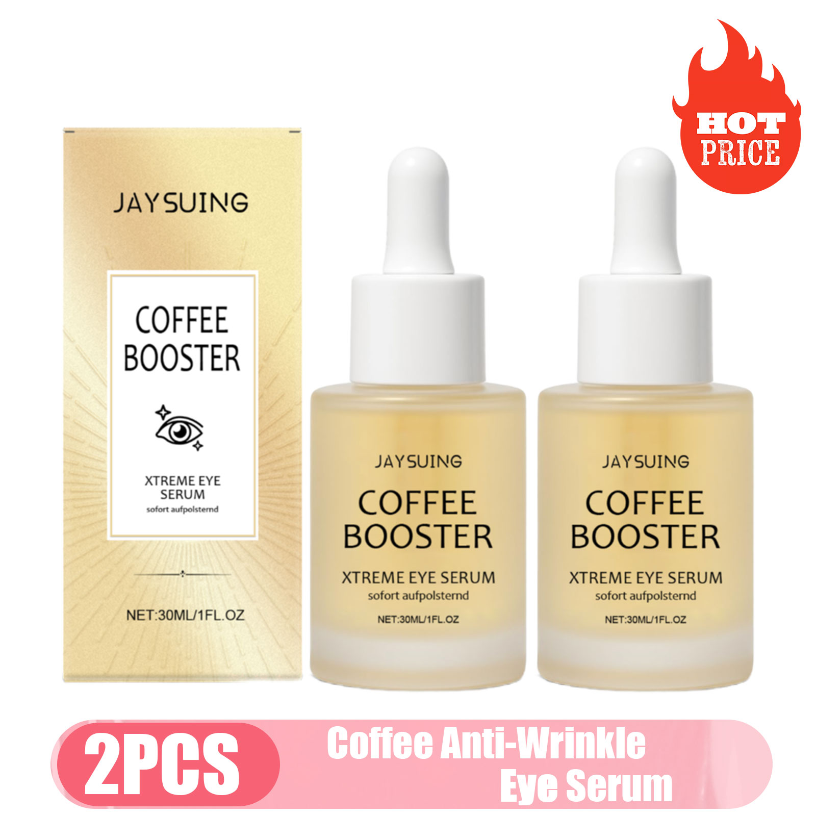 Hyaluronic Acid Serum - Hyaluronic Acid Eye Serum กาแฟ Fade