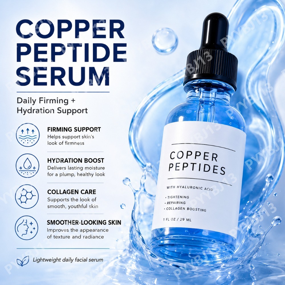 Hyaluronic Acid Serum - GHK Cu Peptide Serum – เซรั่มคอปเปอร์เปปไทด์เพื่อการกระชับ