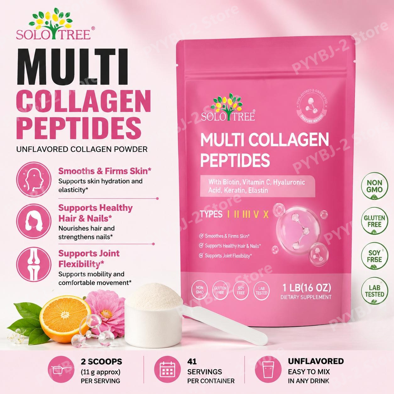 ผงคอลลาเจนเปปไทด์หลายชนิด ประเ - Vitamin C Powder บทวิจารณ์และราคา