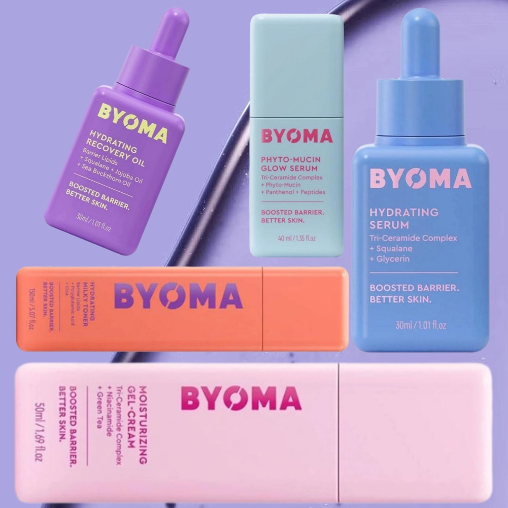 ชุดผลิตภัณฑ์บำรุงผิว BYOMA Ski - Skincare Glowing บทวิจารณ์และราคา