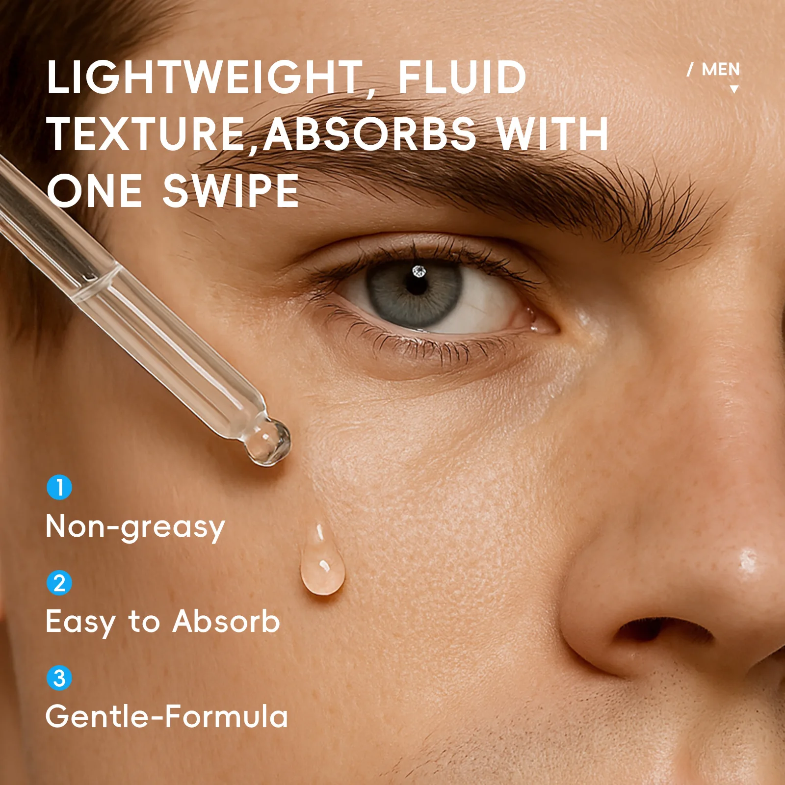 เซรั่มบำรุงผิวหน้าสำหรับผู้ชาย - Hyaluronic Acid Serum บทวิจารณ์และราคา