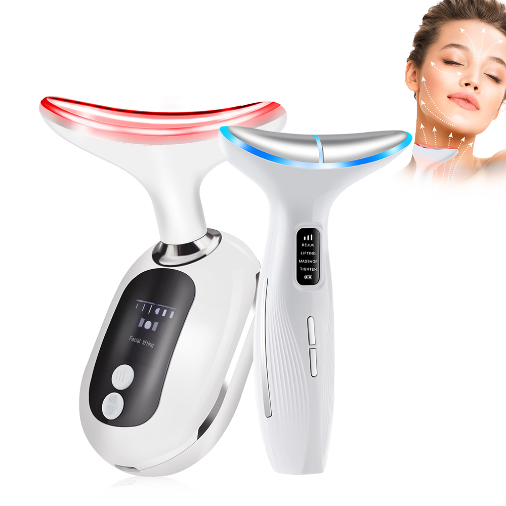 เครื่องนวดหน้าและลำคอแบบไมโครเ - Skincare Glowing บทวิจารณ์และราคา