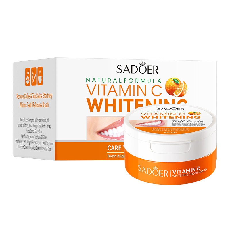 60กรัมวิตามินซีฟอกสีฟันผงทำควา - Vitamin C Powder บทวิจารณ์และราคา