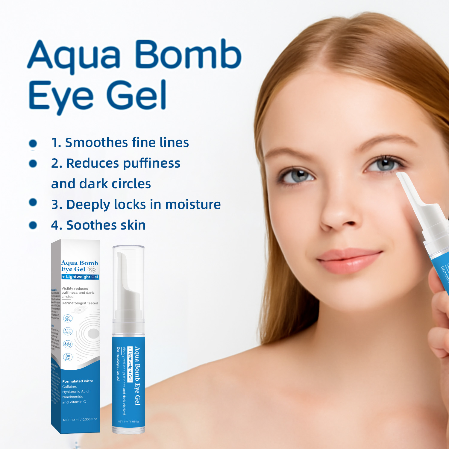 เจลบำรุงรอบดวงตา Aqua Cooling  - Hyaluronic Acid Serum บทวิจารณ์และราคา