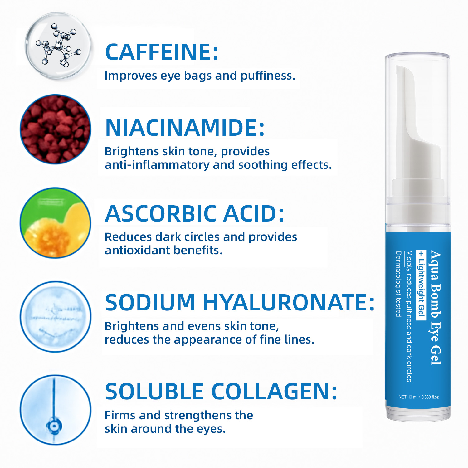 เจลบำรุงรอบดวงตา Aqua Cooling  - Hyaluronic Acid Serum บทวิจารณ์และราคา